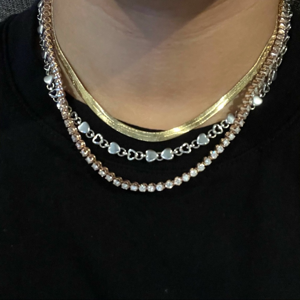 Tiffany & Co Chain Heart Link 925 Necklace